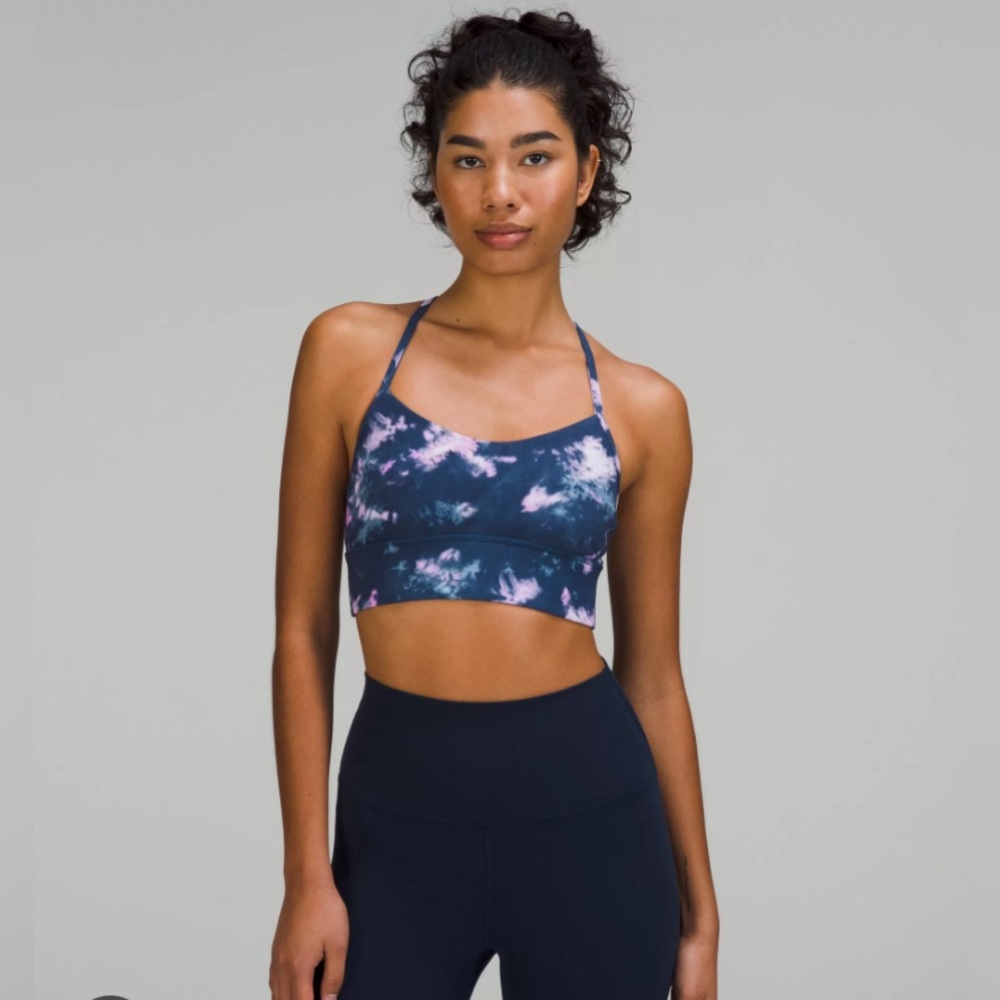 Lululemon Flow-Y Nulu Longline bra- size 8